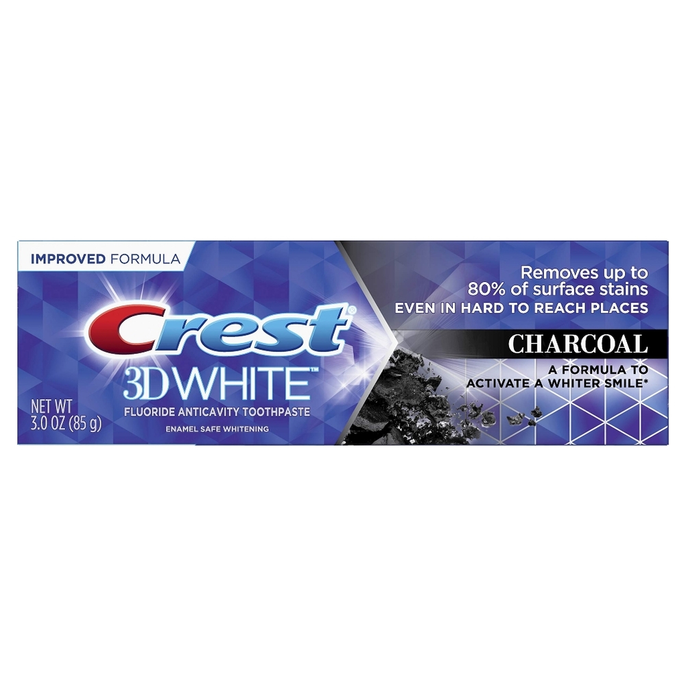 3 NWT🦋Crest 3D White, Charcoal Whitening Toothpaste